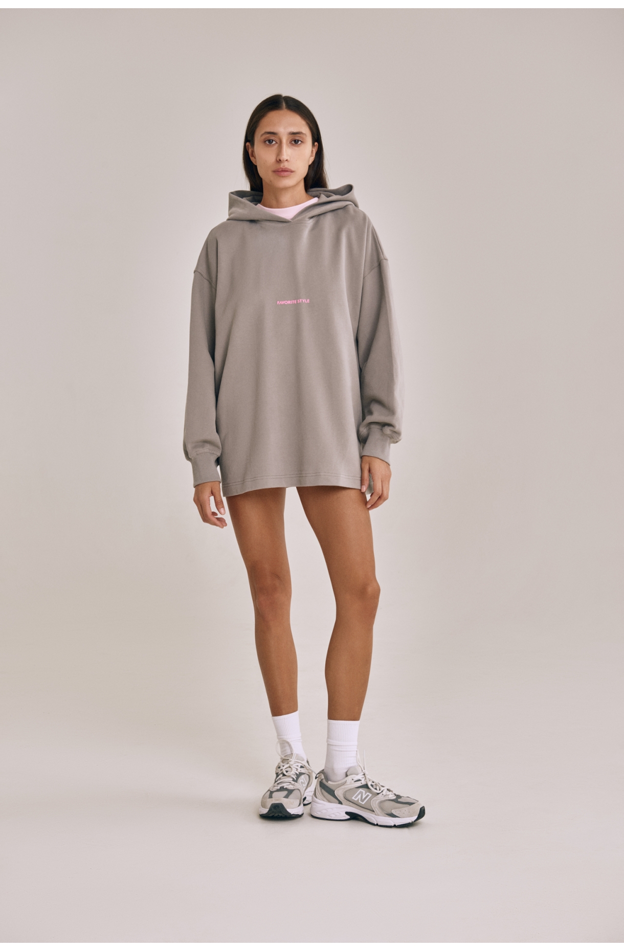 ОБ'ЄМНЕ ПОДОВЖЕНЕ ХУДІ FAVORITE STYLE 156 зображення 2