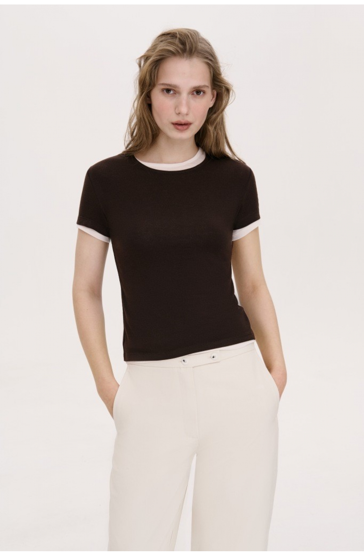 БАЗОВА ФУТБОЛКА ОБТИСЛОГО КРОЮ  1267 зображення 44
